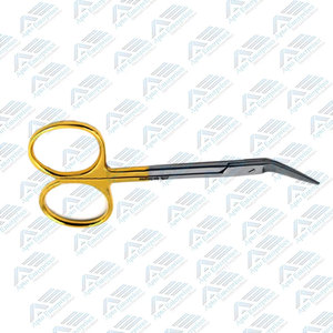 Tijeras Nasales de Punta Angulada Converse Graefe para Rinoplastia, Instrumentos Quirúrgicos Médicos de Acero Inoxidable con Borde de Carburo de Tungsteno - Product Image 3