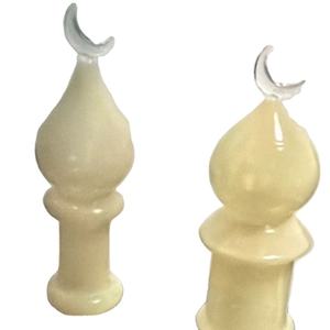 Torre Lunar Musulmana de Cristal Hecha a Mano para Mesa, Kaaba, Meca, Alá, Ramadán, Regalo Islámico, Decoración para Fiestas, Eid - Product Image 1