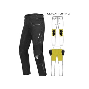 Pantalones de motorista de pana impermeables para todas las estaciones para hombre, CE protección certificada, armadura ligera, pantalones de montar para motociclismo - Product Image 1