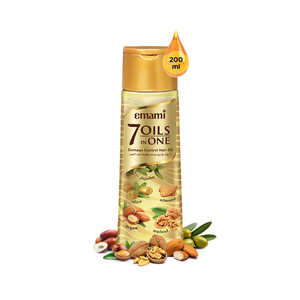 Mezcla de 7 Aceites para el Cabello para Controlar el Daño y Reparar el Cabello, Fórmula Nutritiva Multi-Aceite para un Cabello Fuerte, Suave y Saludable - Product Image 1