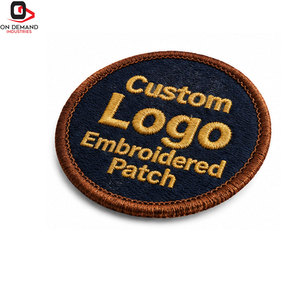 Premium <b>Sew</b>-<b>On</b> Embroidered 3D Custom Logo <b>Patches</b> with Personalized Artwork Cotton/Polyester Custom Colors Best Quality - Product Image 4