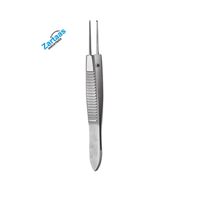 Mod. de Acero Inoxidable de Alta Calidad Pinzas Bonn Iris 1x2 Dientes 10cm Fabricante y Exportador de Instrumentos Quirúrgicos - Product Image 1