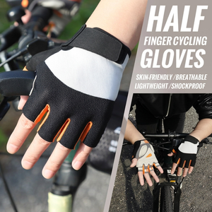 Outdoor <b>Cycling</b> Running Riding Half-finger Weightlifting Gloves Anti-slip Wear-resistant Breathable Solid Color <b>Cycling</b> Gloves - Product Image 3