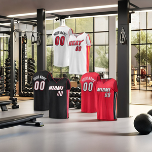 Camiseta de Baloncesto sin Mangas para Hombre, Lisa, para Gimnasio, Deportes, Entrenamiento - Product Image 1