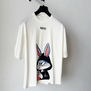 Custom Graphic <b>Vintage</b> <b>Tee</b> High Street Knitted 360gsm Solid Loose Fit Men's Short Sleeve Eco-Friendly Oversized Drop Shoulder - Product Image 5