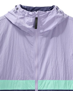 Men's Stylish Nylon Windbreaker Jacket High Quality Breathable Plus Size Customized Color <b>Block</b> Zipper for Summer Outer Wear - Product Image 3