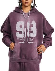 High Quality Men Oversized Acid Wash <b>Hoodie</b> 450 GSM Custom Made Fashion Streetwear Style <b>Soft</b> Comfortable and Long Lasting - Product Image 1