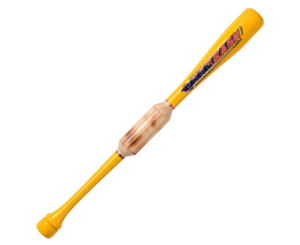 29" / 32 oz Yellow Heavy Weight Two Handed <b>Baseball</b> & Softball <b>bat</b> with Maple Wood for to Improve Strength BY NAQQASH SPORTS - Product Image 1