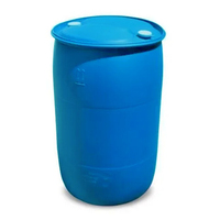 Barils en plastique bleus étanches de 200 L pour la manutention de liquides, solutions de stockage et de transport commerciaux