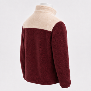 Men Polar Sherpa <b>Jacket</b> Designed With Rich Fleece Texture Comfortable Construction And Warm Feel For Winter Casual Styling - Product Image 3