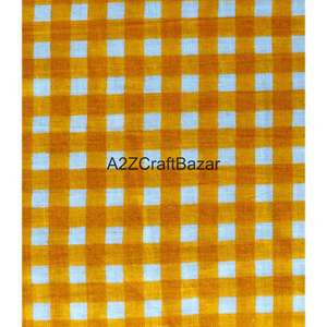 Tissu d'habillement 100% coton tissé, imprimé au bloc, écologique, respirant, séchage rapide, léger, style croisé, provenant du Rajasthan - Product Image 5