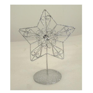 Décorations de Noël en métal plaqué or en forme d'étoile pour le sommet de l'arbre, design moderne, prix de gros, à prix réduit - Product Image 2