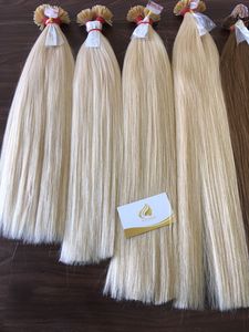 Extensions de cheveux Remy vierges vietnamiennes 100% ruban pré-collé brut de couleur claire 8-32 pouces vague droite soyeuse - Product Image 6