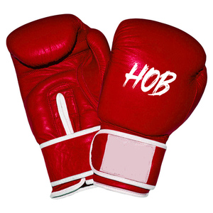 Guantes de Boxeo de Piel de Vacuno Auténtica con Velcro para Entrenamiento, Guantes de Boxeo Multicapa, Servicios OEM y ODM - Product Image 2