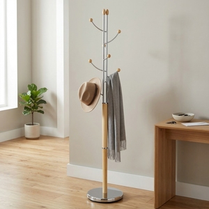 Meuble de rangement moderne en métal de qualité pour bricolage Porte-manteau pour arbre à vêtements extensible pour usage domestique OEM Taiwan - Product Image 1