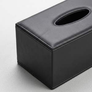 Rectangular PU Leather Storage Bucket Foldable Space Saving Eco-Friendly Luxury Home and Office Accessories Decorative - Product Image 4