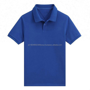 T-shirt polo uni pour hommes, vente en gros, dernier design 2018, livraison DDP - Product Image 3