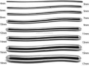 ชุดเครื่องมือแพทย์ ขยายปากมดลูกแบบสองด้าน ขนาด 7.5 นิ้ว Hegar  วัสดุสแตนเลส ใช้สำหรับการผ่าตัดด้วยมือ - Product Image 3