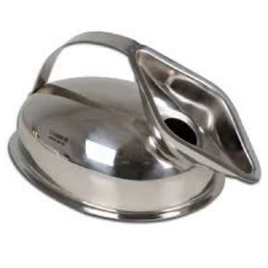 Qualité supérieure par Mahfooz Urinoir manuel féminin Instruments chirurgicaux en acier inoxydable réutilisables certifiés CE - Product Image 1