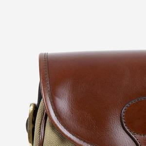 Elegante bolsa de almacenamiento de cartuchos de cuero, correa de hombro ajustable hecha a mano para exteriores, para uso en viajes de camping y senderismo - Product Image 5