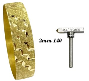 Stainless Steel Jewelry Hammer Head <b>Engraving</b> <b>Tool</b> 2mm X 140 Degree for Ring Bracelet Necklace Earring Making EAGLION HT - Product Image 4