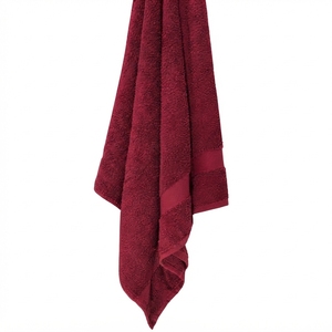 Serviette de bain en coton 100% - Couleur unie - Rectangulaire - Personnalisable - Utilisation domestique - Doux pour la peau - Product Image 5