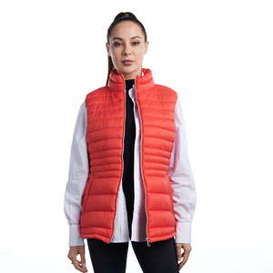<b>Women's</b> <b>Packable</b> Quilted Winter Puffer Vest Lightweight Sleeveless Nylon <b>Jacket</b> Breathable Windproof Zipper Front Casual Wear - Product Image 1