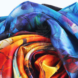 Custom Printed <b>Silk</b> Scarf With Soft Fabric Elegant Look For <b>Head</b> And Neck <b>Wrap</b> Fashion Accessory For All Season Wear <b>Silk</b> Scarf - Product Image 5