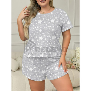 Ensemble short et haut à manches courtes en fibre de bambou 100 % de haute qualité pour hommes et femmes, tenue décontractée assortie, vente en gros - Product Image 4