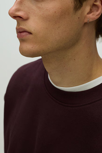 High Quality <b>Men's</b> Oversized <b>Jumper</b> Sweater Tops Custom Printing Loose Fit Plain Sweatshirt for <b>Winter</b> Drop Shoulder Design - Product Image 3