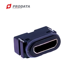 Prise Micro USB Type B étanche IP68 Prodata avec placage en alliage de cuivre Au et placage en alliage de zinc Ni pour dispositif médical - Product Image 4