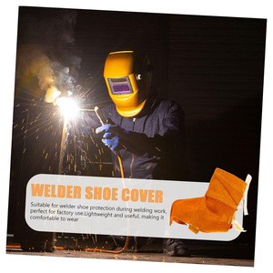 Chaussures de soudeur isolées en cuir de vachette pleine fleur, résistantes à la chaleur, ignifuges, pour une protection optimale et une sécurité accrue lors du travail. - Product Image 2