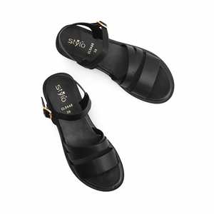 รองเท้าแตะส้นสีดำ CL5448รองเท้าสบายสไตล์ลำลอง - Product Image 1