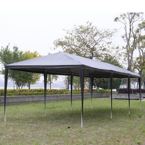 Black 10' X 30' Outdoor Wedding & Party <b>Tent</b> with 8 Removable Sidewalls Waterproof <b>Canopy</b> for Patio Weddings & Gatherings - Product Image 5