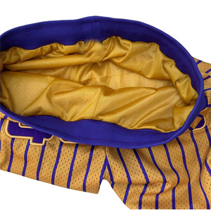 Shorts en maille pour hommes, taille élastique, couleur unie, décontractés, respirants, séchage rapide, style personnalisé, best-seller pour adultes - Product Image 4