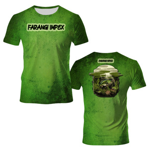 Camiseta Personalizada para Hombre con Estampado Naranja, Diseño de Sirena Rock N Roll, Transpirable, 100% Poliéster, Sublimación, Camiseta de Pesca - Product Image 3