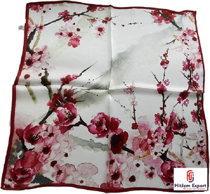 Custom Fashion Satin Printed <b>Scarf</b> OEM ODM Private Label Logo Branding Manufacturer Nigeria Ghana Kenya Congo Senegal Tanzania - Product Image 3