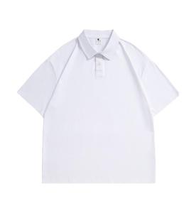 เสื้อโปโลผู้ชายสีดำ แขนสั้น ผ้าฝ้ายอ๊อกซ์ฟอร์ด ทรงลำลอง สีพื้น ระบายอากาศได้ดี ทรงปกติ ดีไซน์แบบทอ - Product Image 3
