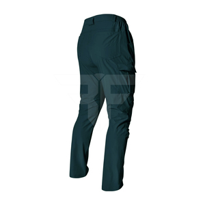 Pantalon cargo homme coupe droite large style hip-hop avec poches, 100% coton teint en pièce, séchage rapide, léger, taille mi-haute - Product Image 1