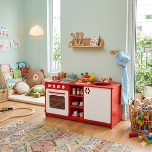 Cuisine en bois de haute qualité Hao Hung Long pour enfants de 2 à 7 ans, avec contreplaqué de pin américain et zones de jeu - Product Image 1