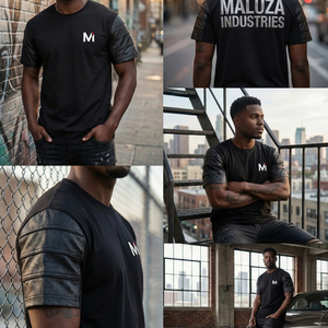 เสื้อยืดผู้ชายพิมพ์ลายโลโก้ตามสั่ง ผ้าฝ้าย 100% คุณภาพสูง ระบายอากาศได้ดี ทรงโอเวอร์ไซส์ สไตล์ลำลองสำหรับฤดูร้อน สไตล์ไฮสตรีท แห้งเร็ว - Product Image 6