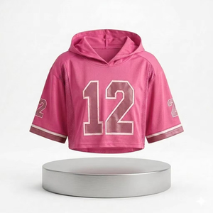Maillot de football unisexe 2026 sublimé dégradé de couleurs, col en V, manches courtes, maille respirante, taille élastique, streetwear, sportswear - Product Image 6