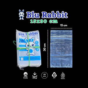Bolsa de Plástico Transparente al por Mayor de 15 x 30 cm, Marca Blu Rabbit, Grado Alimenticio, Polipropileno, Termosellable, Hecho en Indonesia - Product Image 3