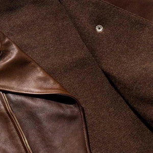 Custom Vintage Brown Genuine Cowhide Leather Waterproof Windproof <b>Biker</b> <b>Jacket</b> for Men Premium OEM ODM Manufacturer - Product Image 3