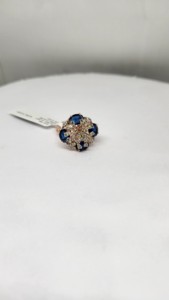 Elegant 9K Natural Diamond Ladies Ring 2.02ct Color Stone 0.58ct HI Color SI Purity Luxury Rhodium Plated IGI Certified - Product Image 5