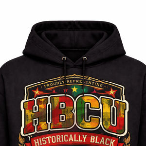Hoodie personnalisé pour les universités et les collèges HBCU, look stylé, chaud, confortable, durable, professionnel. - Product Image 2