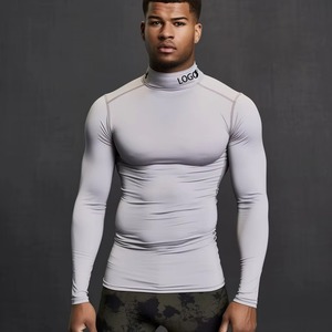 Man Long Sleeve Front Zipper Rash Guard Swimwear <b>Surf</b> jiu Jitsu Rashguards rash Guards Mma Custom - Product Image 2