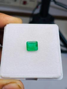Natural Emerald Octagon Cut Gemstone AAA Grade IGI Certified 2.41cts 9.3x7.9mm Green Color Superb Luster Perfect <b>Polishing</b> - Product Image 1