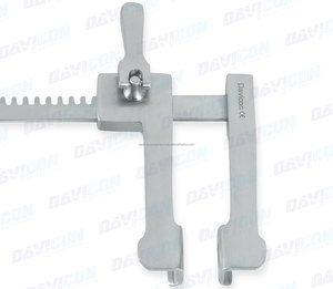 Écarteur de côtes Finochietto, instruments chirurgicaux thoraciques et cardiovasculaires, réutilisables, en acier inoxydable, approuvés CE ISO, Davicon - Product Image 4