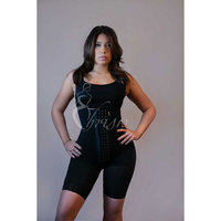 Ceinture large pour les hanches, réducteur de cuisses sans coutures, body sculptant d'abdomen sans coutures avec décolleté ouvert